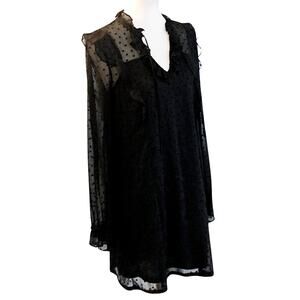 H&M | Dresses | Hm Denim Black Mini Dress | Poshmark